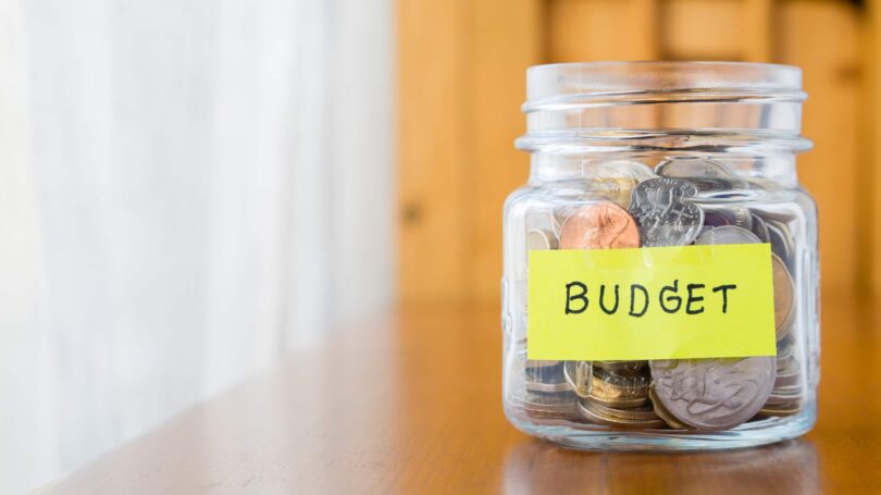 Budget Jar Coins Savings Spending
