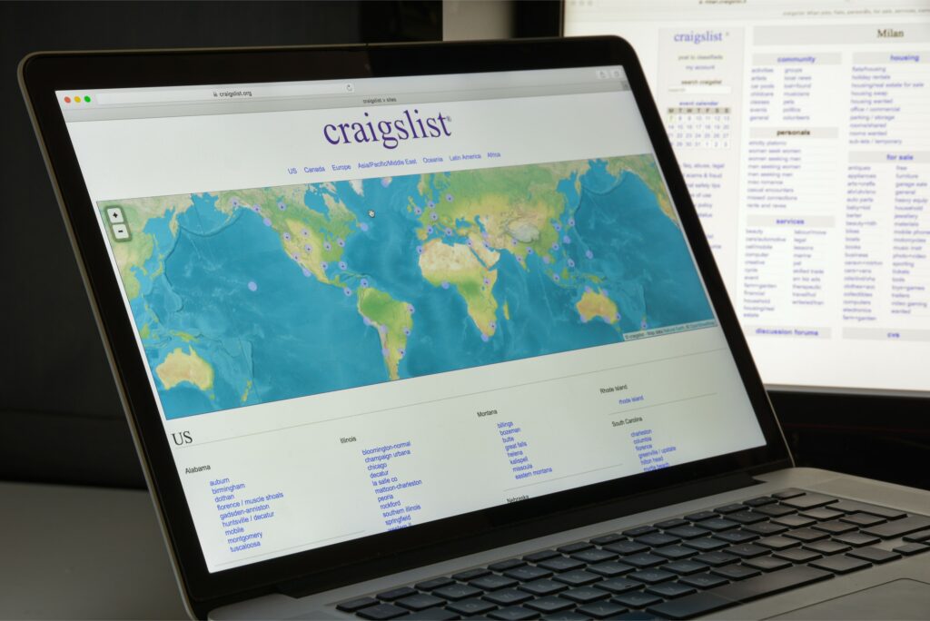 Craigslist Website Sales Internet Online